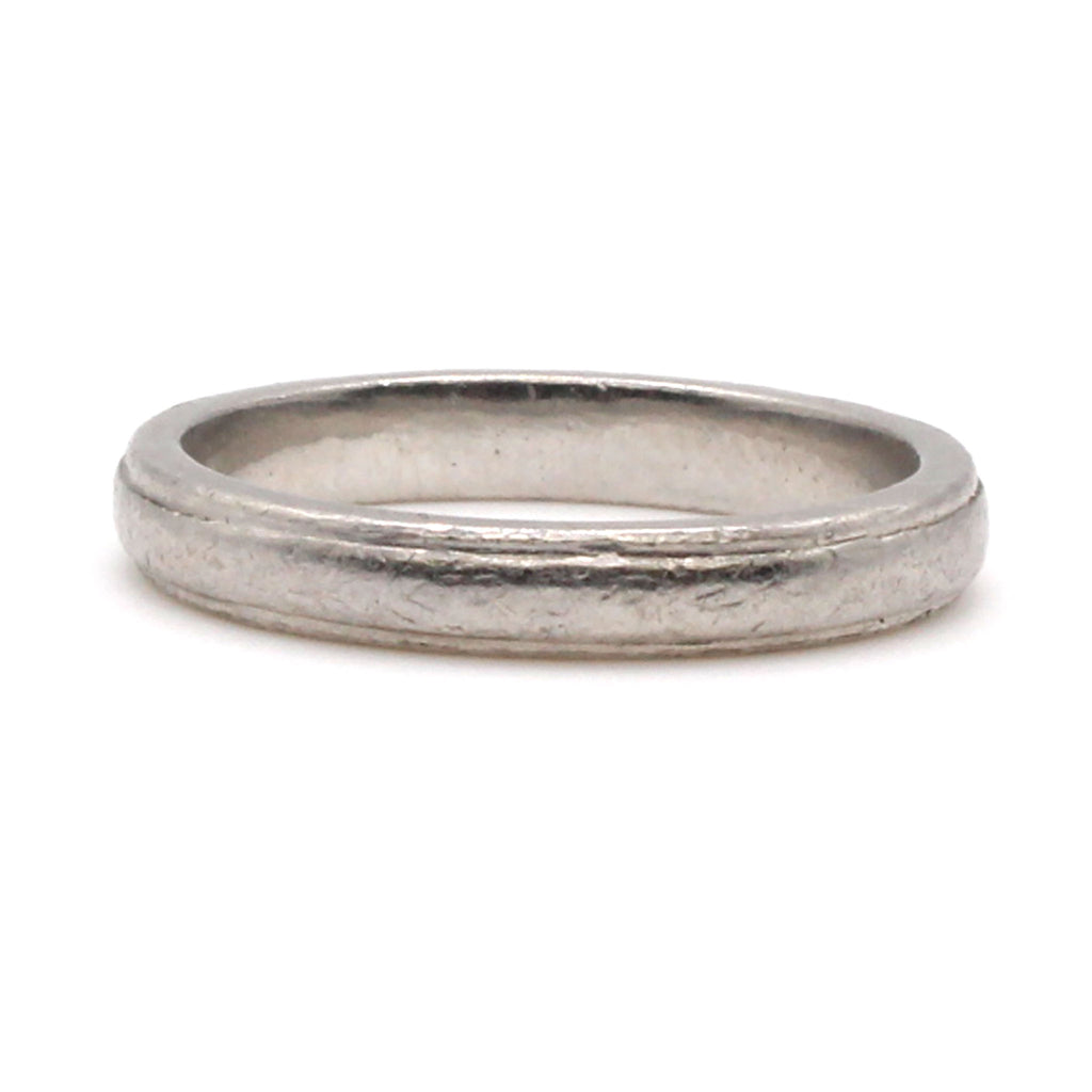 Platinum Wedding Band 2.90mm Size 5.75