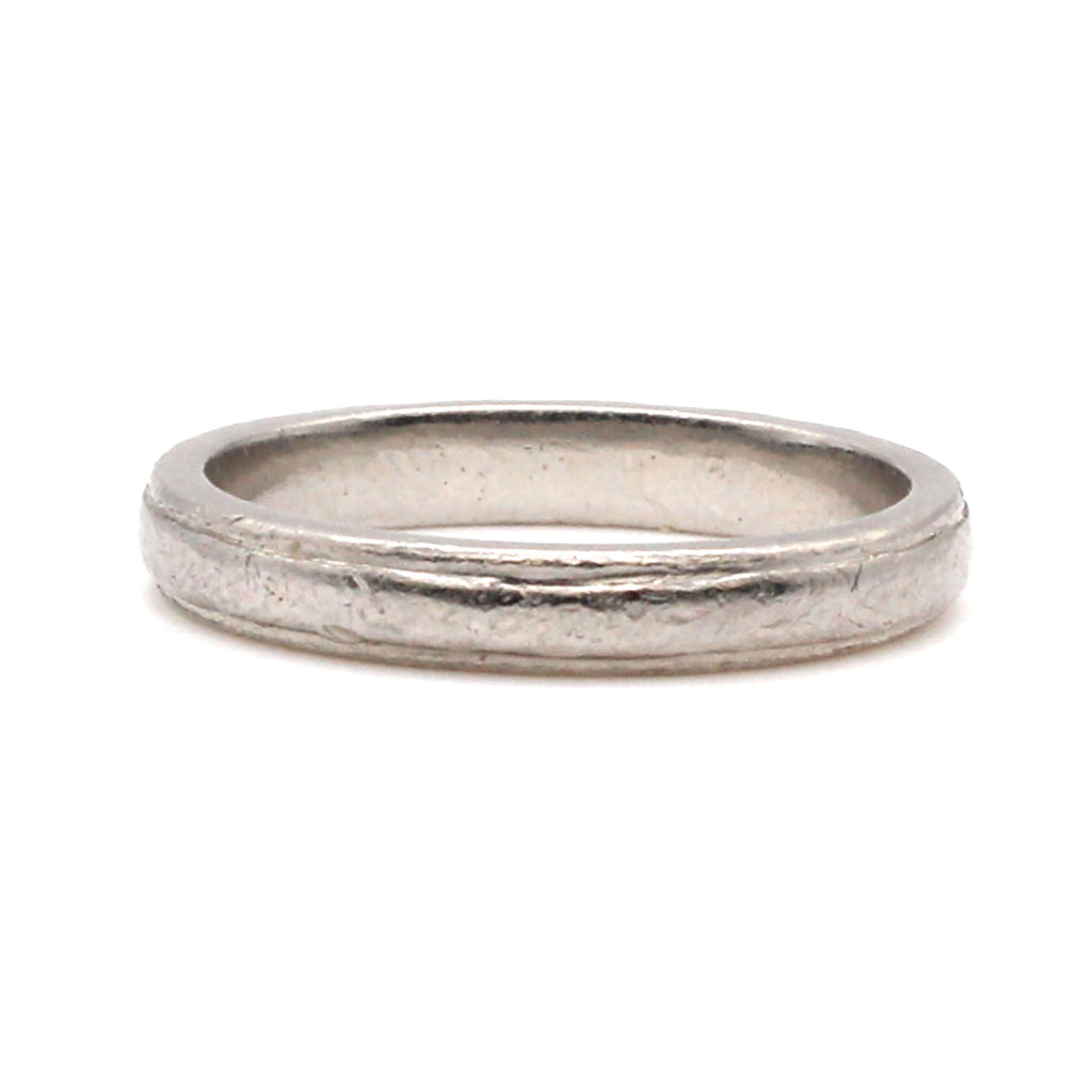 Platinum Wedding Band 2.90mm Size 5.75