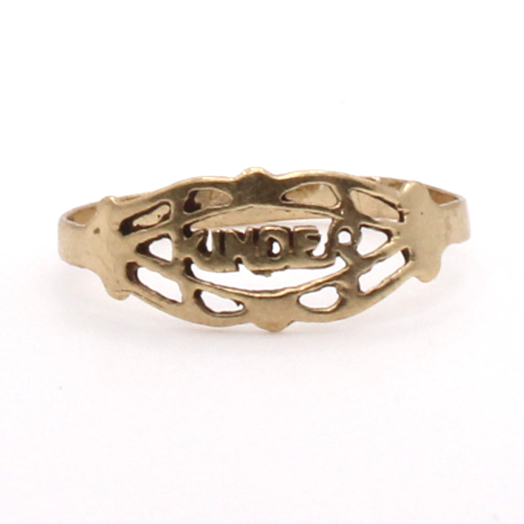 10k Yellow Gold Band Size 5