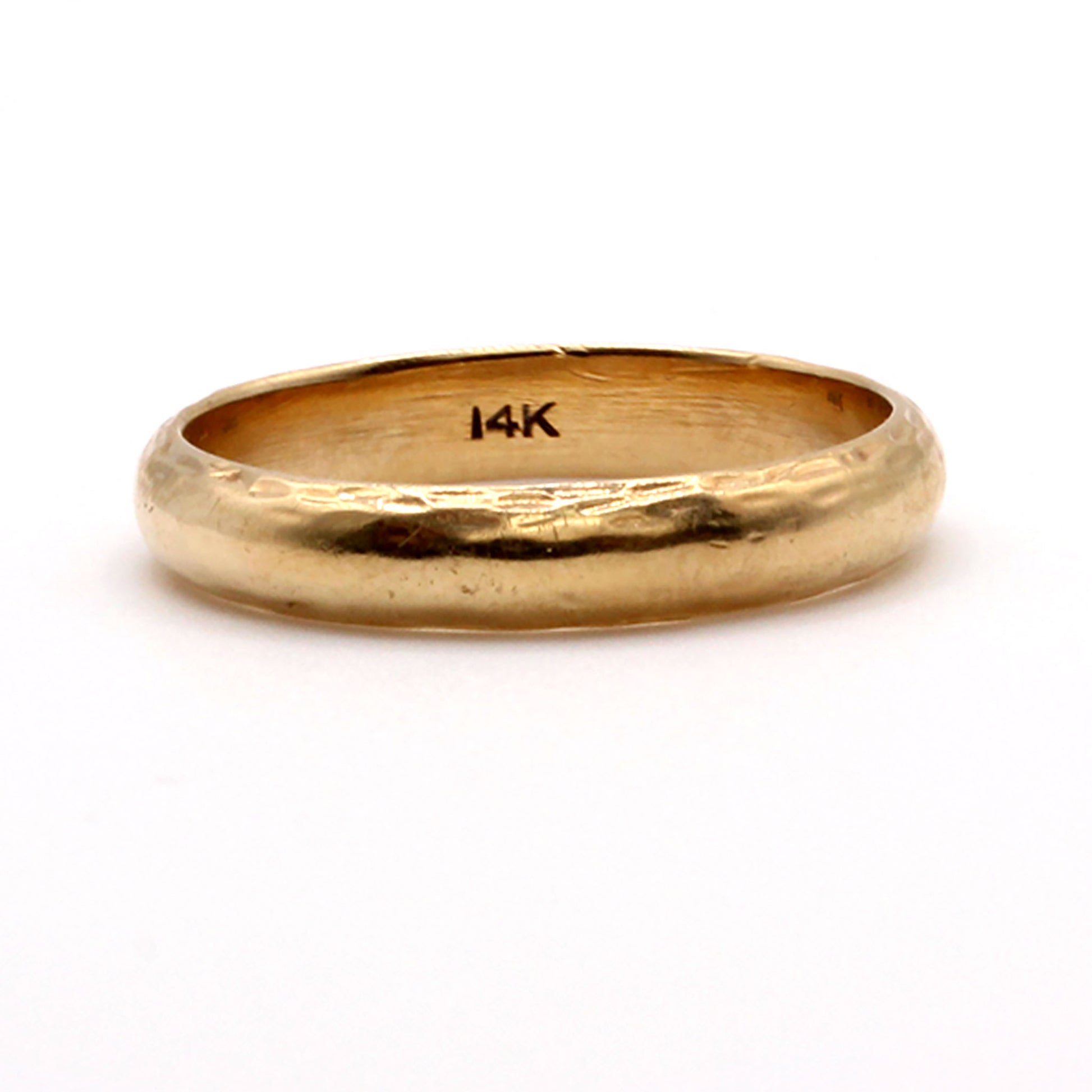 14k Yellow Gold Band Size 9