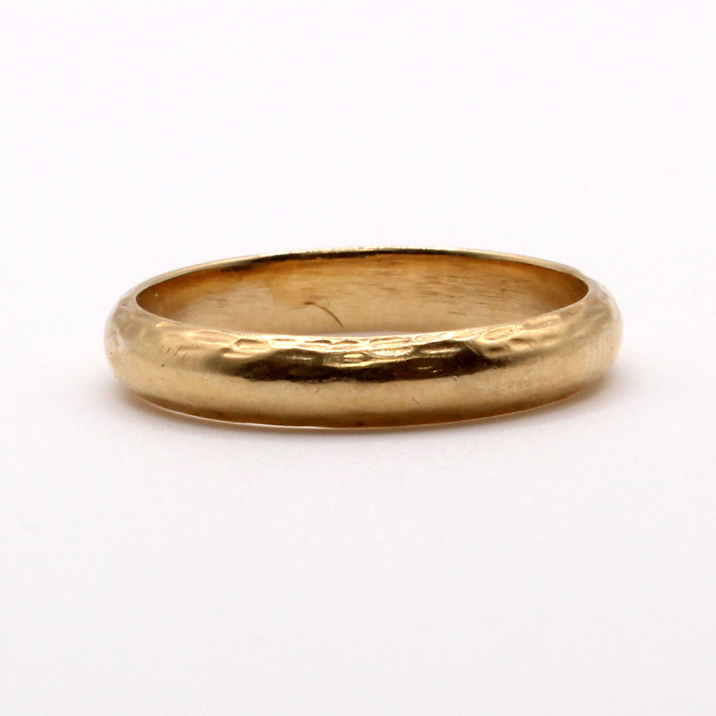 14k Yellow Gold Band Size 9