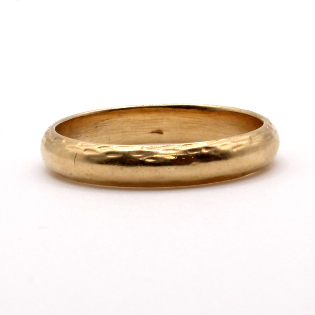 14k Yellow Gold Band Size 9