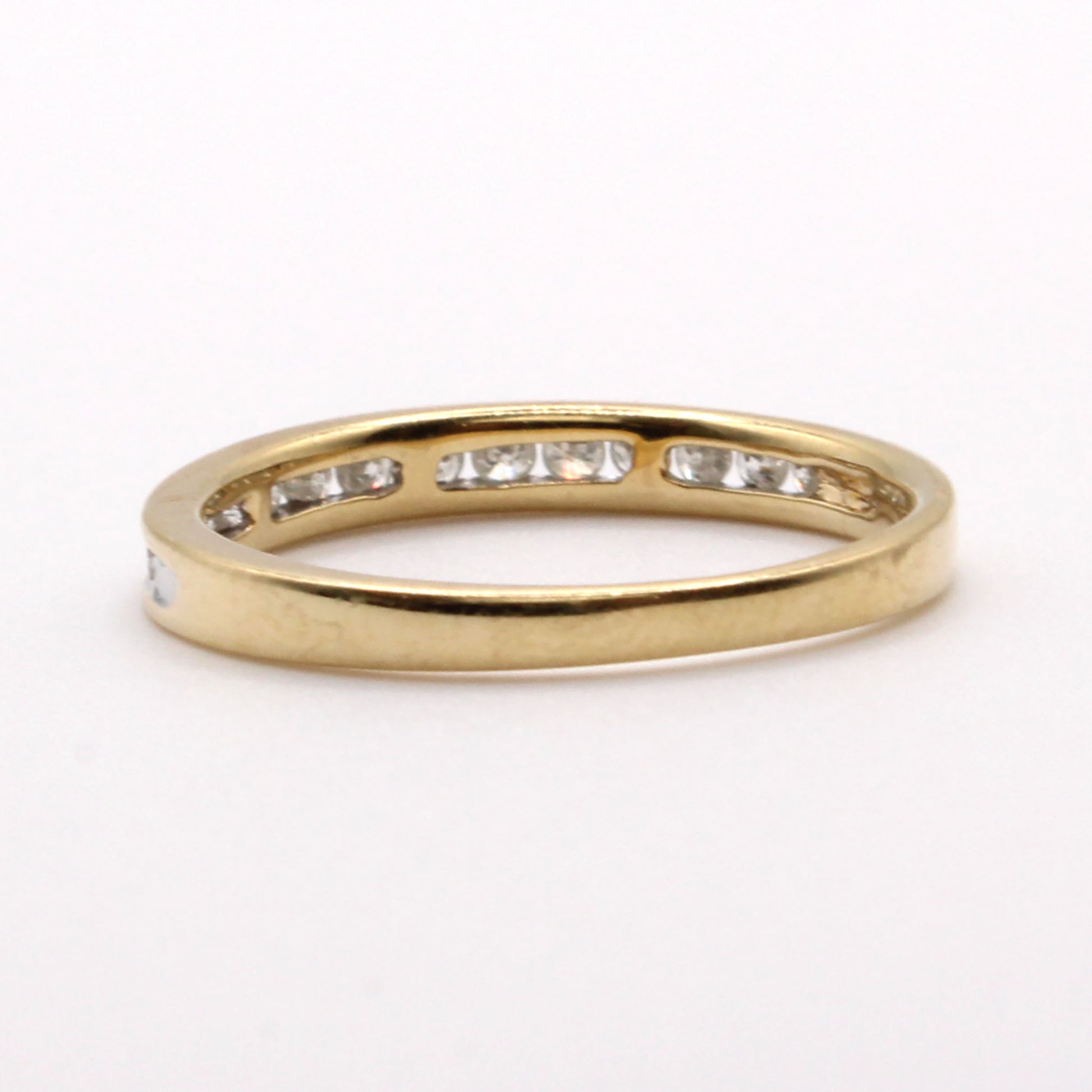 14k Yellow Gold 0.23cttw Diamond Channel Set Wedding Band