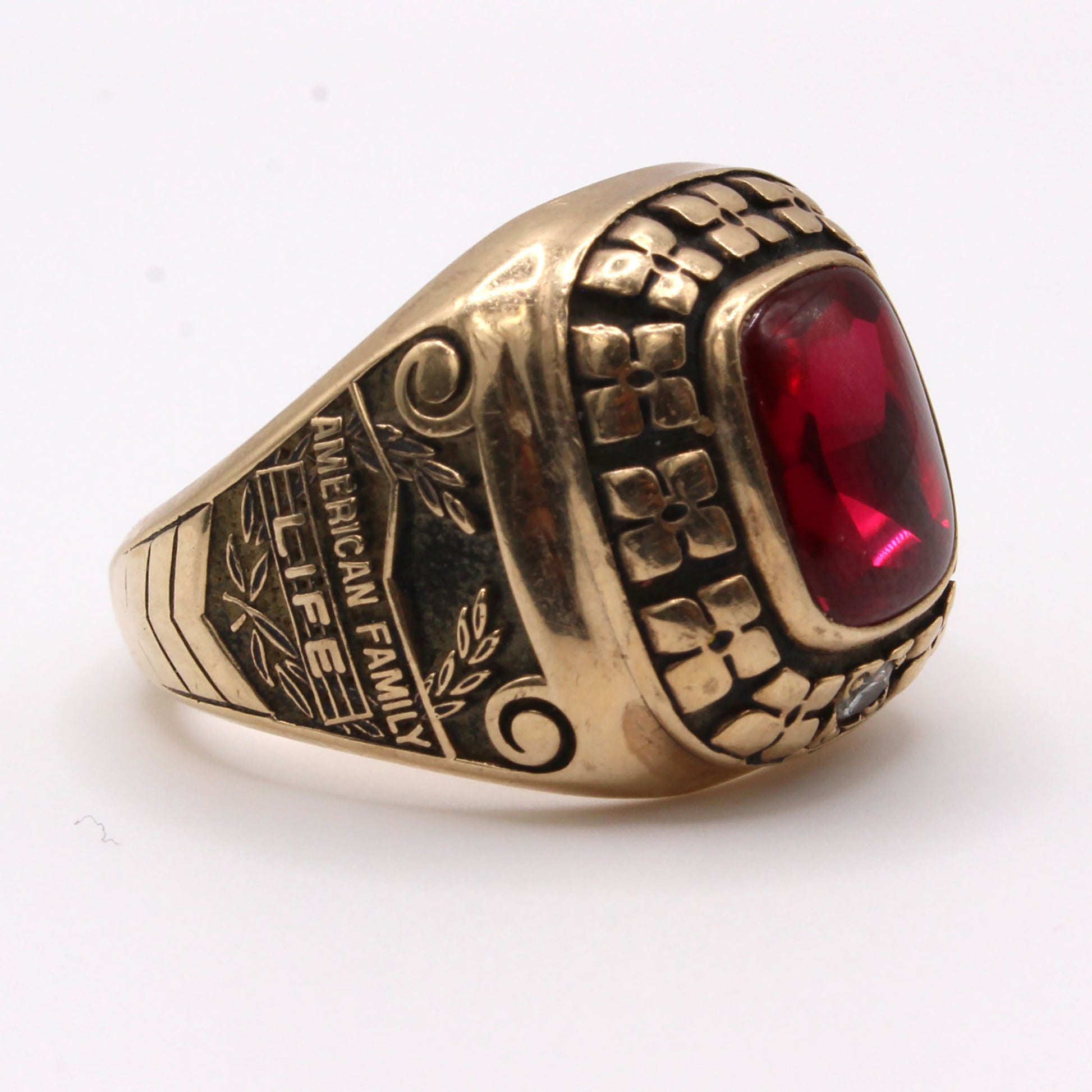 10k Yellow Gold American Family Ring Size 11.5