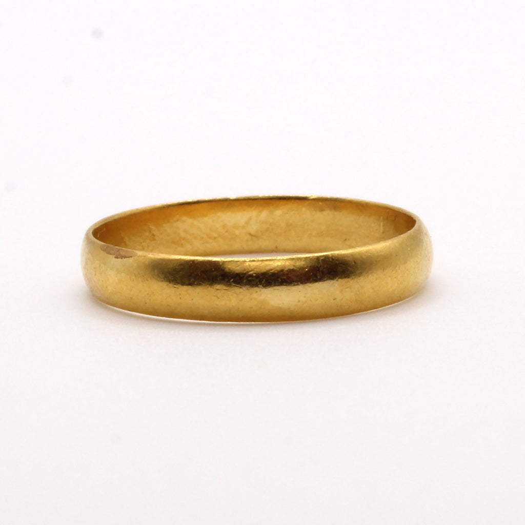 22k Yellow Gold Band Size 10