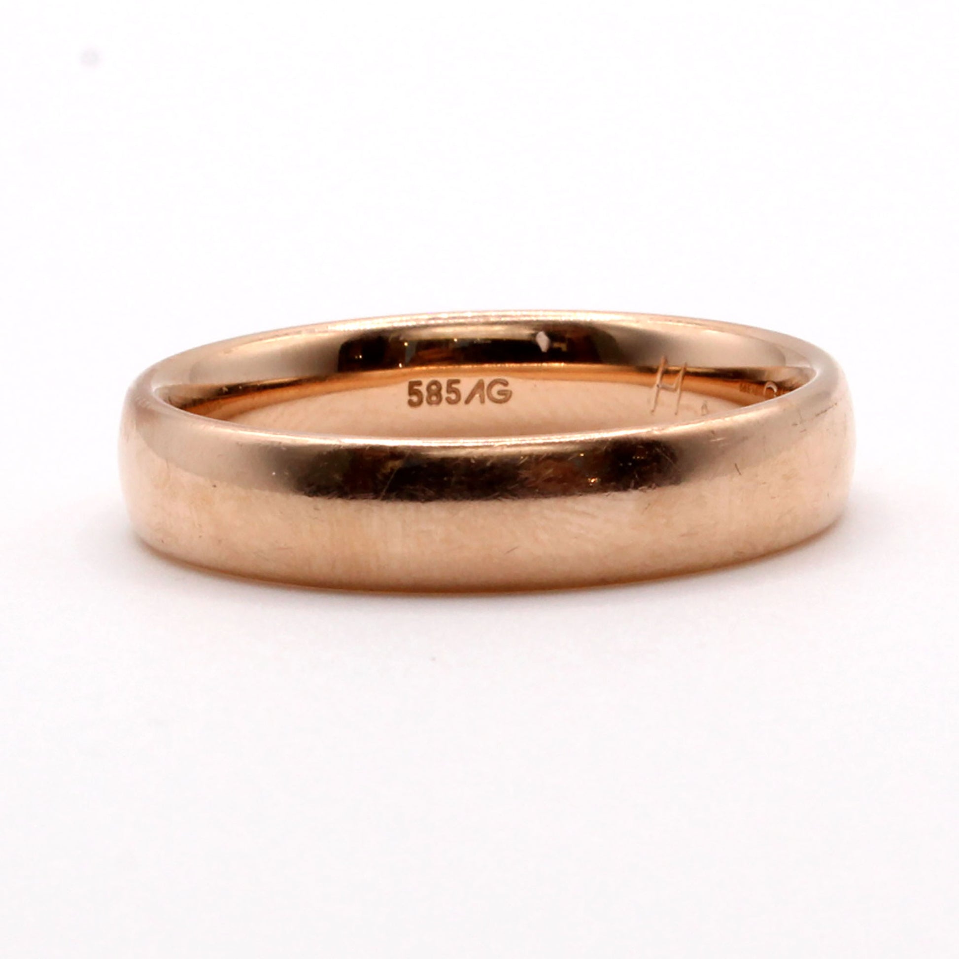 14k Rose Gold Band Size 10.75
