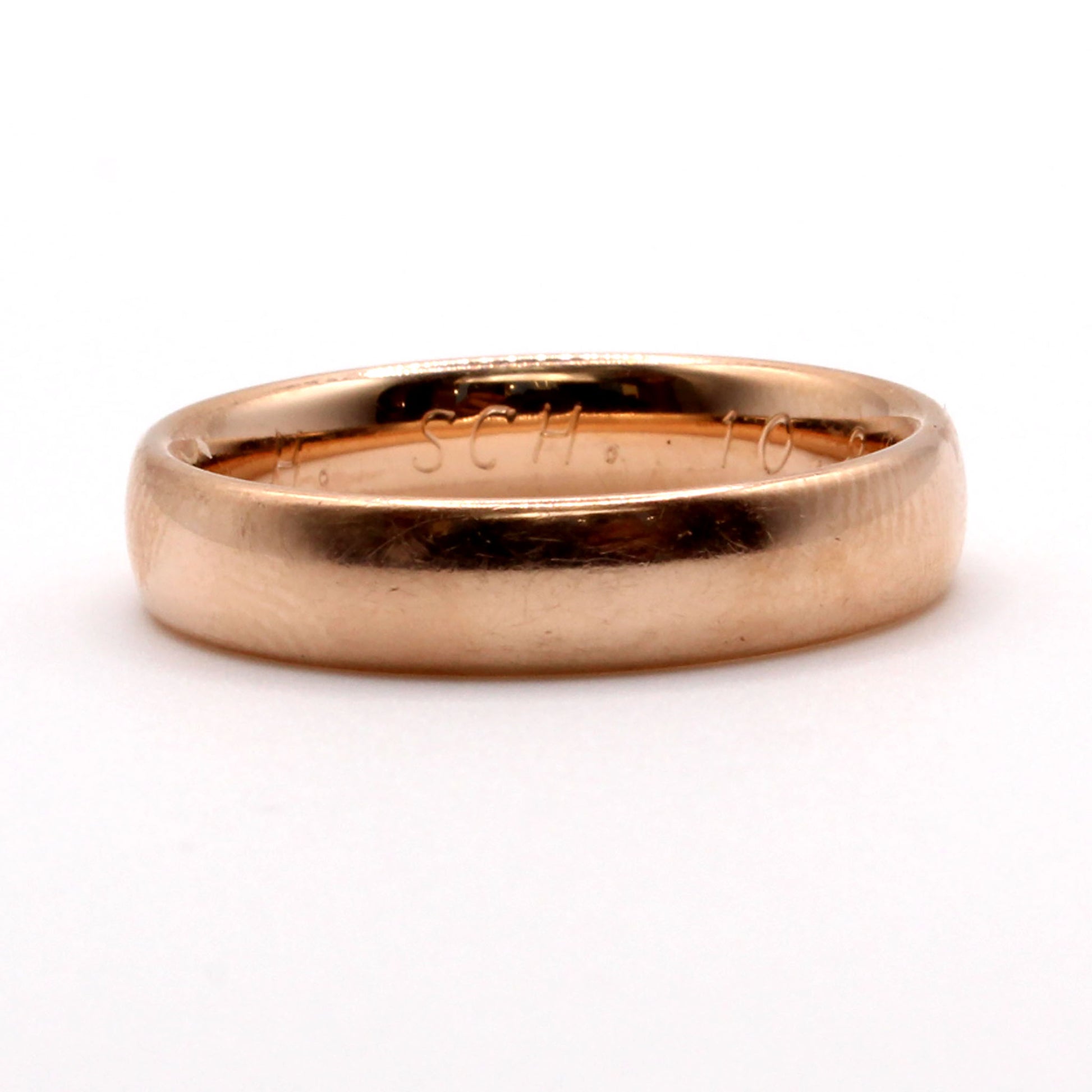 14k Rose Gold Band Size 10.75