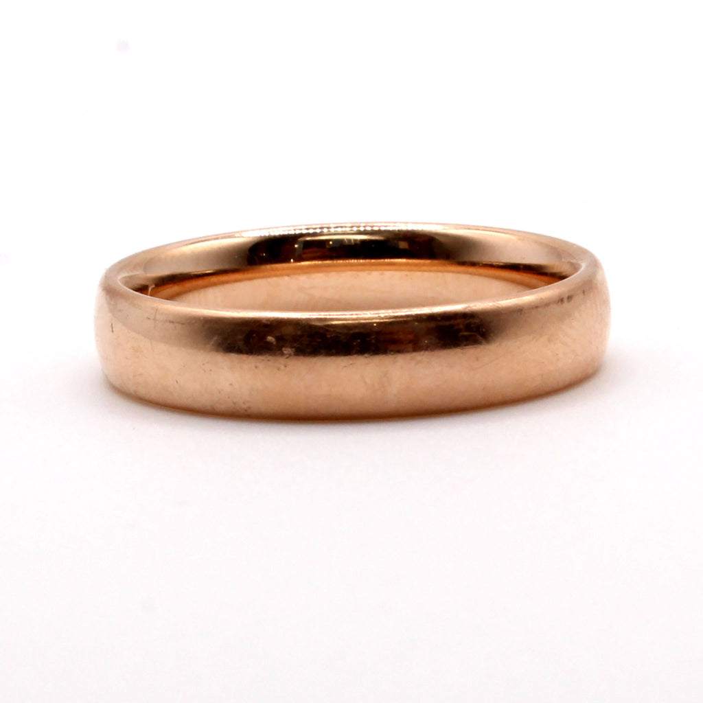 14k Rose Gold Band Size 10.75