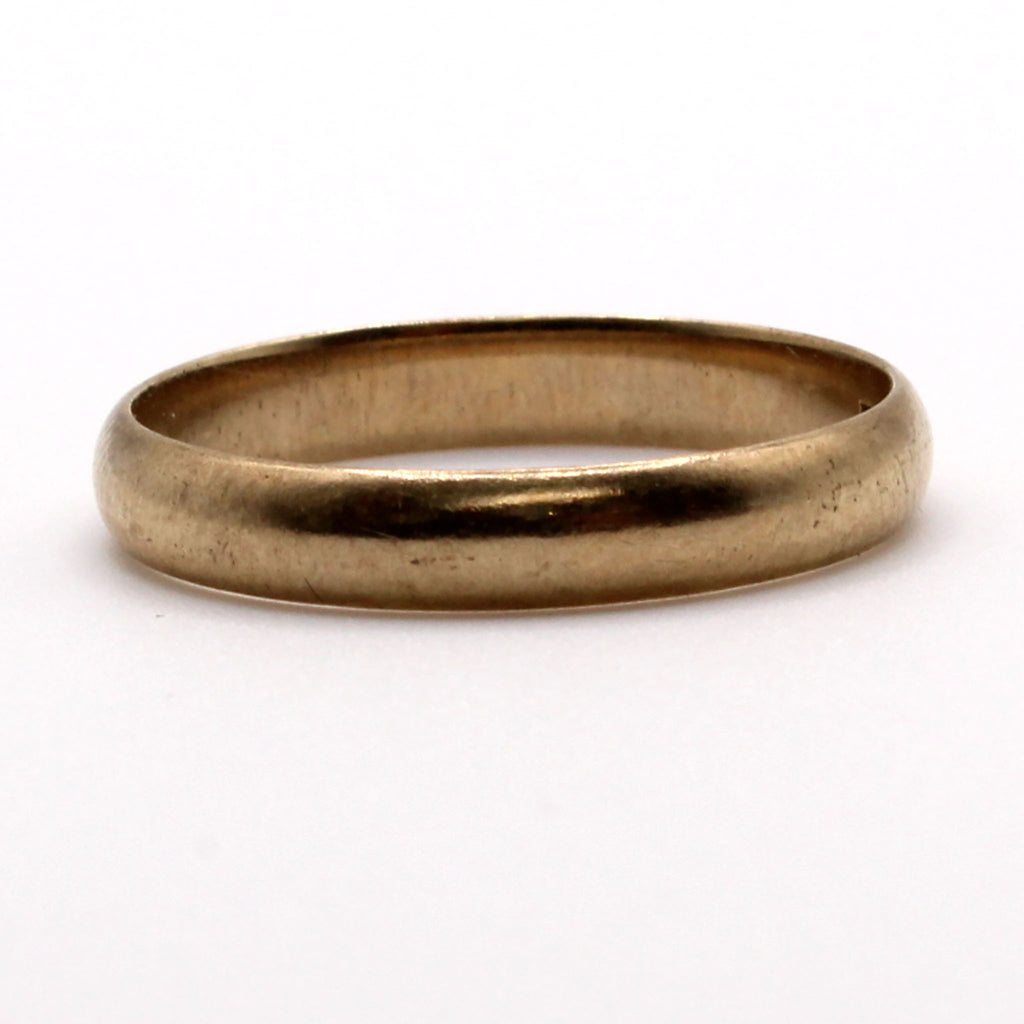 8k Yellow Gold Band Size 9