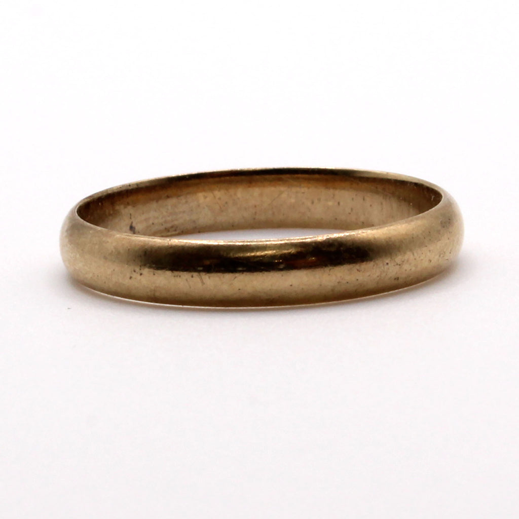 8k Yellow Gold Band Size 9