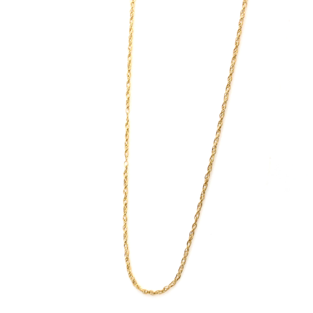 10k Yellow Gold Chain Necklace 18 Inches