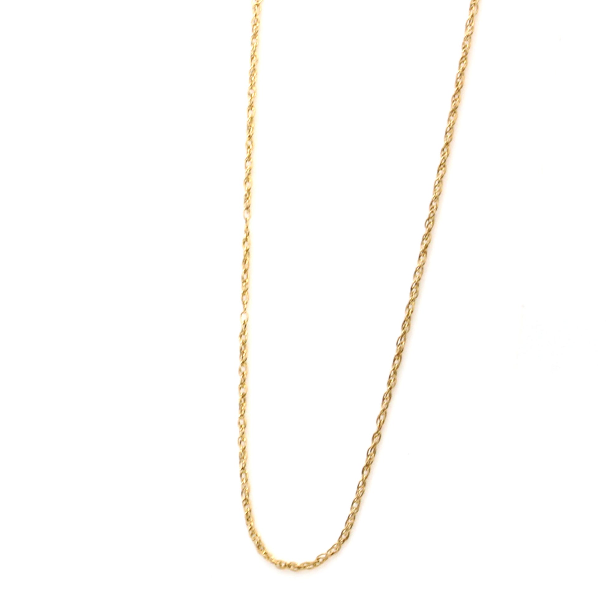 10k Yellow Gold Chain Necklace 18 Inches