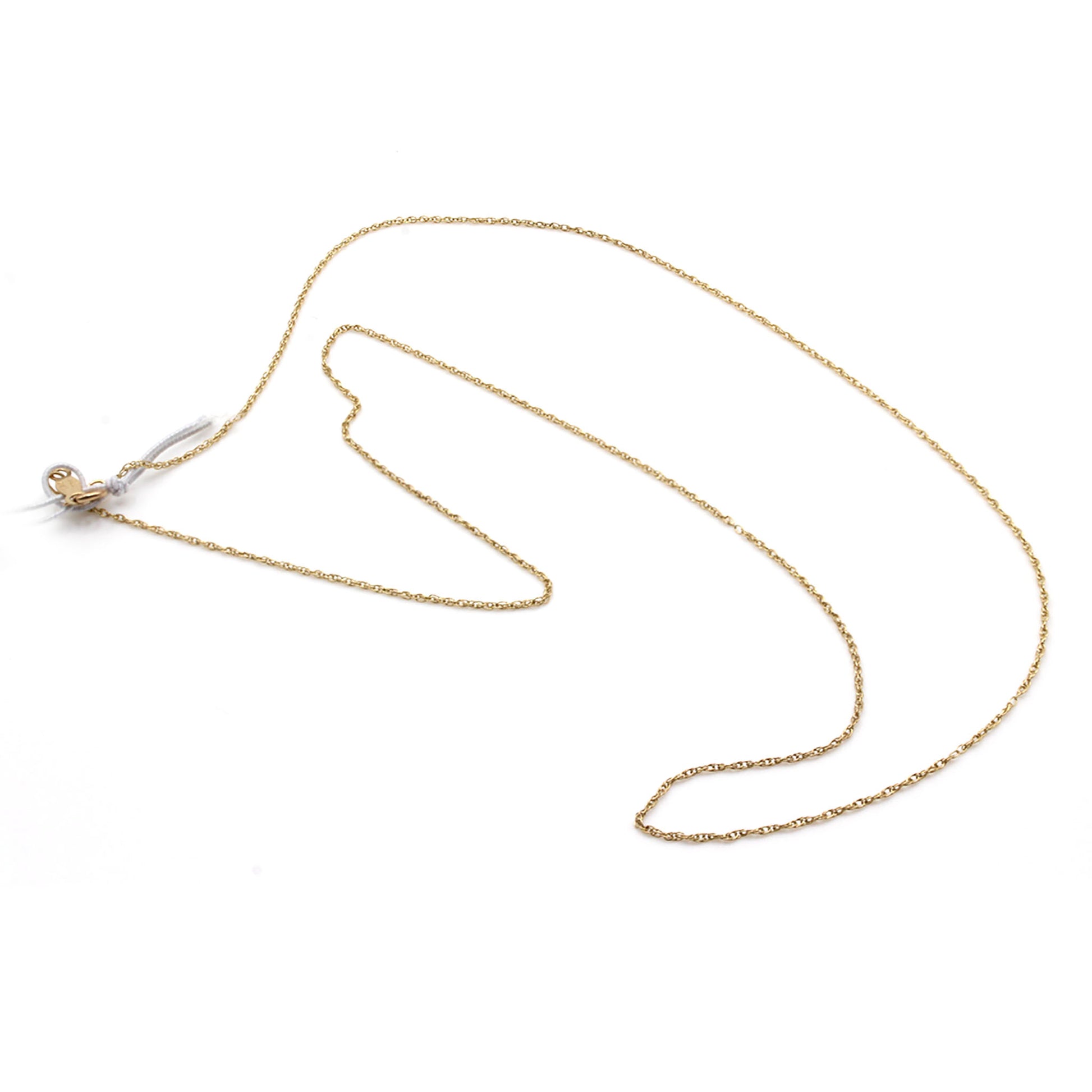 10k Yellow Gold Chain Necklace 18 Inches
