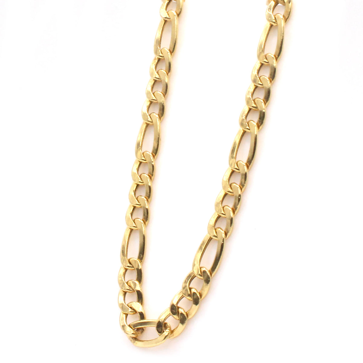 14k Yellow Gold Figaro Chain Necklace 20 Inches