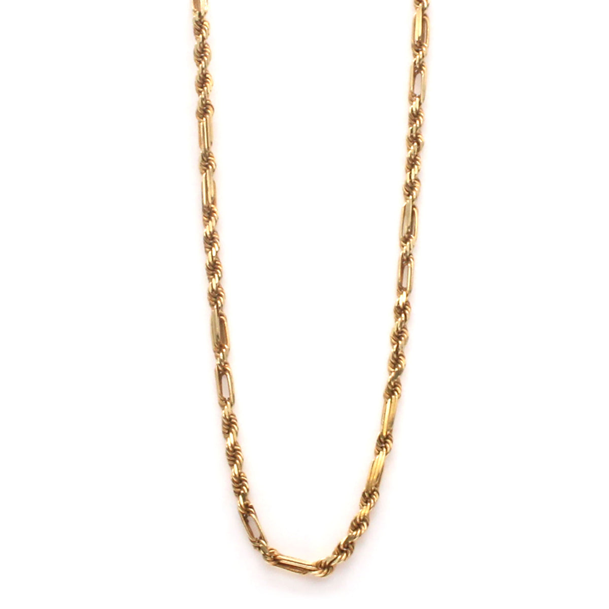 14k Yellow Gold Milano Chain Necklace 22 Inches