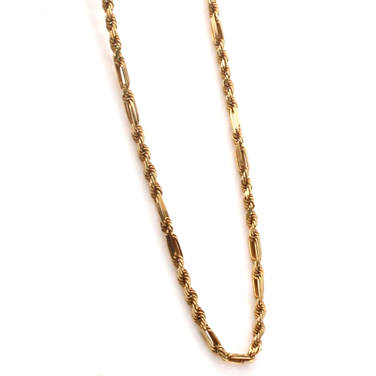 14k Yellow Gold Milano Chain Necklace 22 Inches