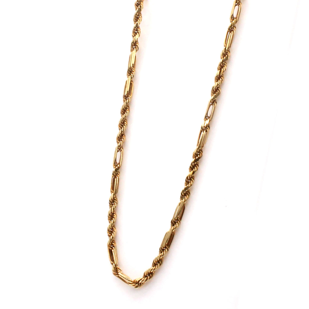 14k Yellow Gold Milano Chain Necklace 22 Inches
