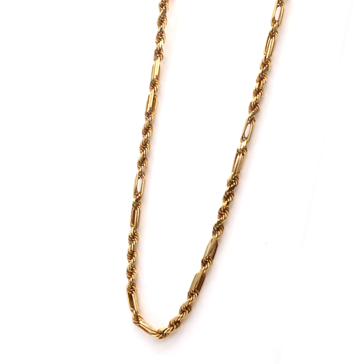 14k Yellow Gold Milano Chain Necklace 22 Inches