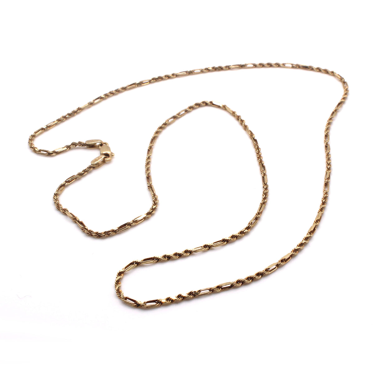 14k Yellow Gold Milano Chain Necklace 22 Inches